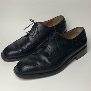 Salvatore Ferragamo Wingtip Oxford Black